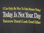 I Can Only Be Nice to One Person Today T-Shirt-CLICK ME!